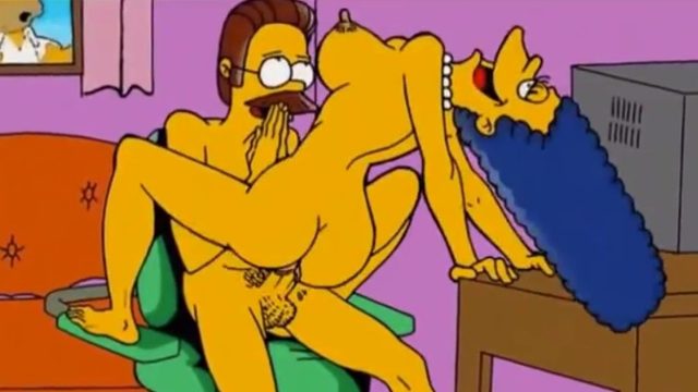 Marge Simpson porn story | Lusty cheating wife xxx comic