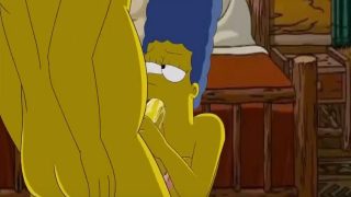 Homer and Marge comic porn video