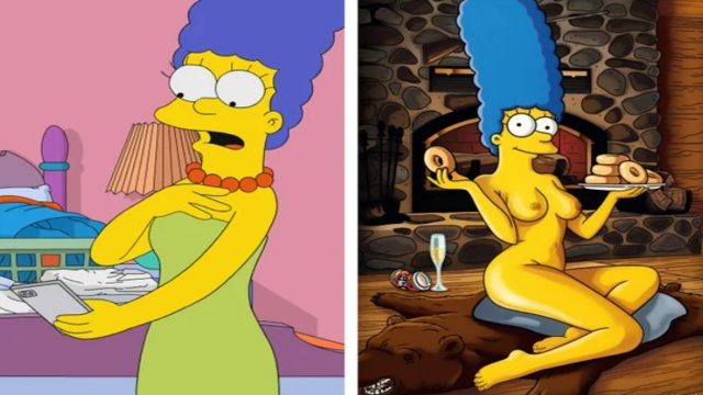 Marge simpson comic porn | Marge Posed for Playboy