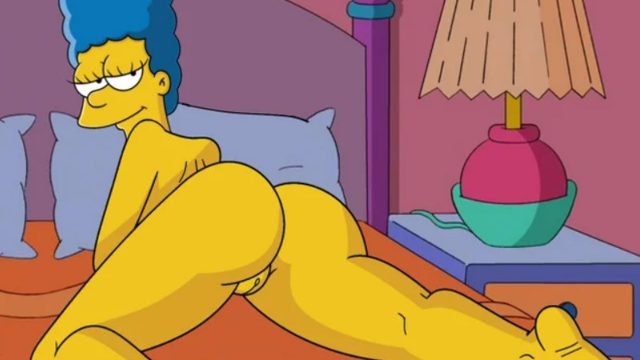 Simpson xxx video Marge in bed showing Ass - Simpsons Porn