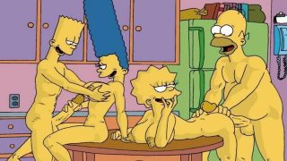 Simpson family porn Marge & Lisa | What a beautiful night