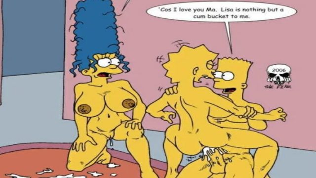 Bart Simpson porn comic | Threesome family sex