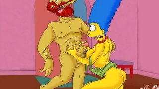 The simpson porn | Marge sucking Groundsfucker Willie