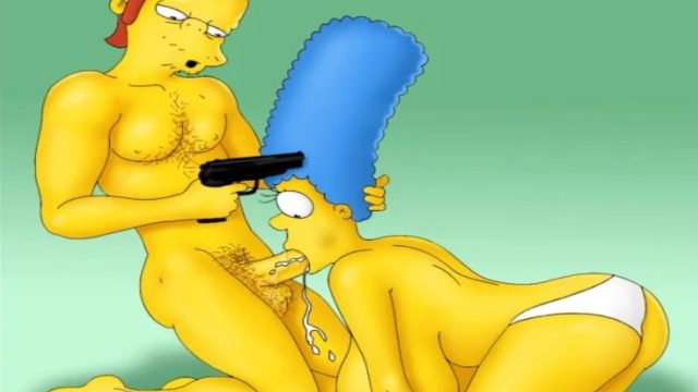 simpsons marge porn marge blackmail to blowjob