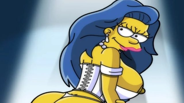 simpsons marge porn marge boob show