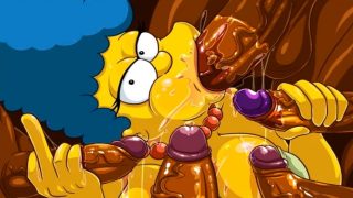 simpsons marge porn marge multiple blowjob porn