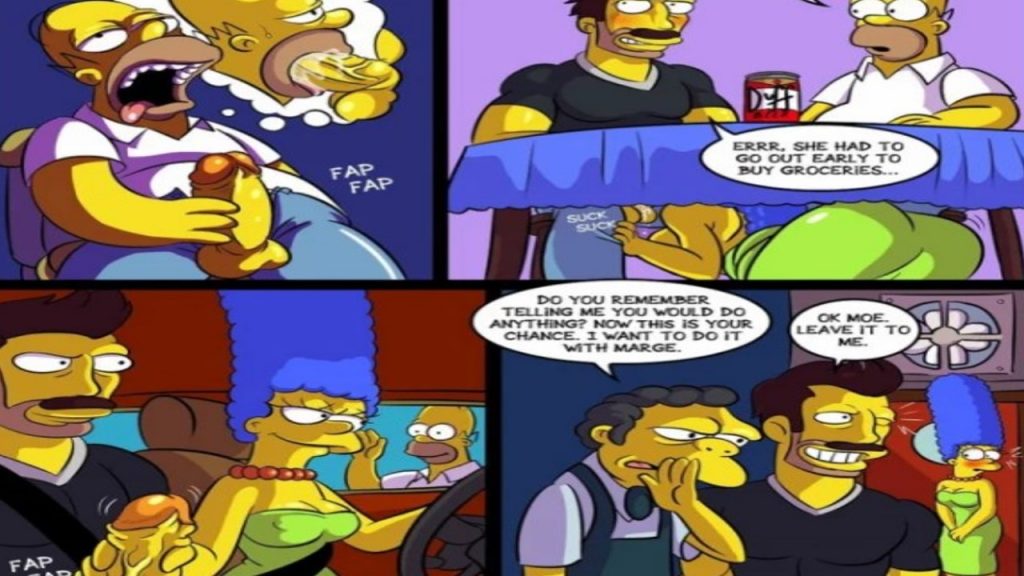 Simpsons marge comic porn