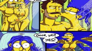 Simpsons marge comic porn