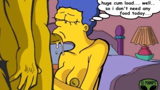 Simpsons marge blowjob porn
