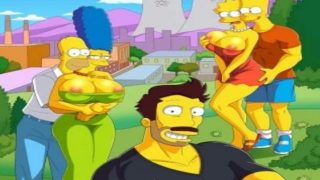 Simpsons homer family porn family sex