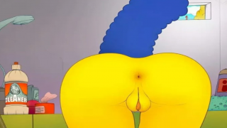 Marge ass simpsons porn