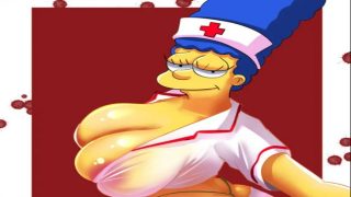 Marge cosplay simpsons porn