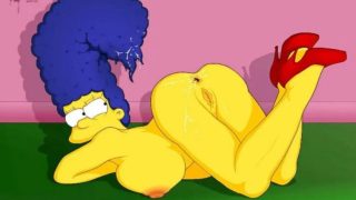 Marge ass simpsons porn
