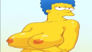Marge breast simpsons porn