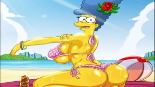 Marge bikini simpsons porn