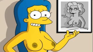 Marge modeling simpsons porn