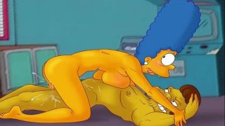 Marge cumshot simpsons porn