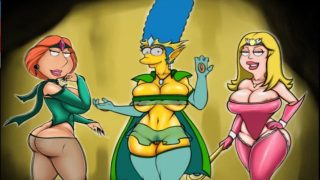 Marge group cosplay sex simpsons porn