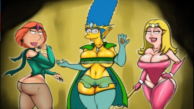Marge group cosplay sex simpsons porn
