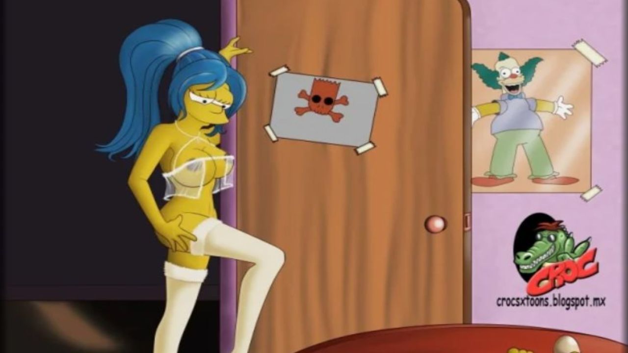 Squirting Marge Simpson