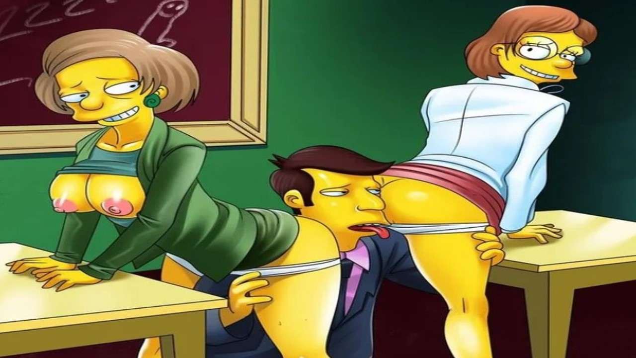 simpsons scene they walk in on old people having sex. the are not real they cannot hurt you sex episode of the simpsons