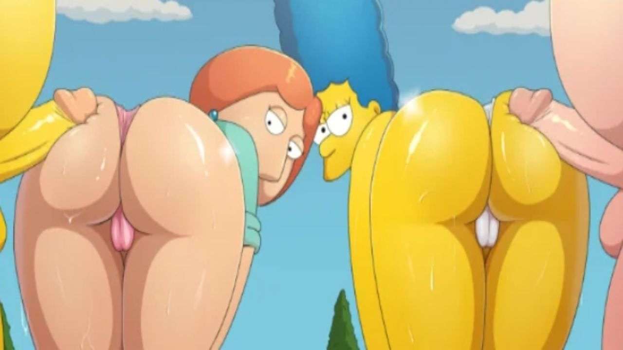 Lois griffin and marge simpson naked