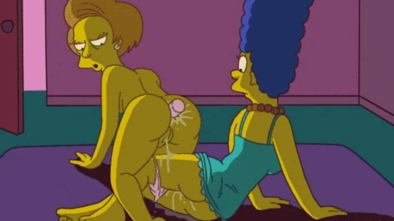 marge simpson porn gif simpsons characters have sex and lick pussy.