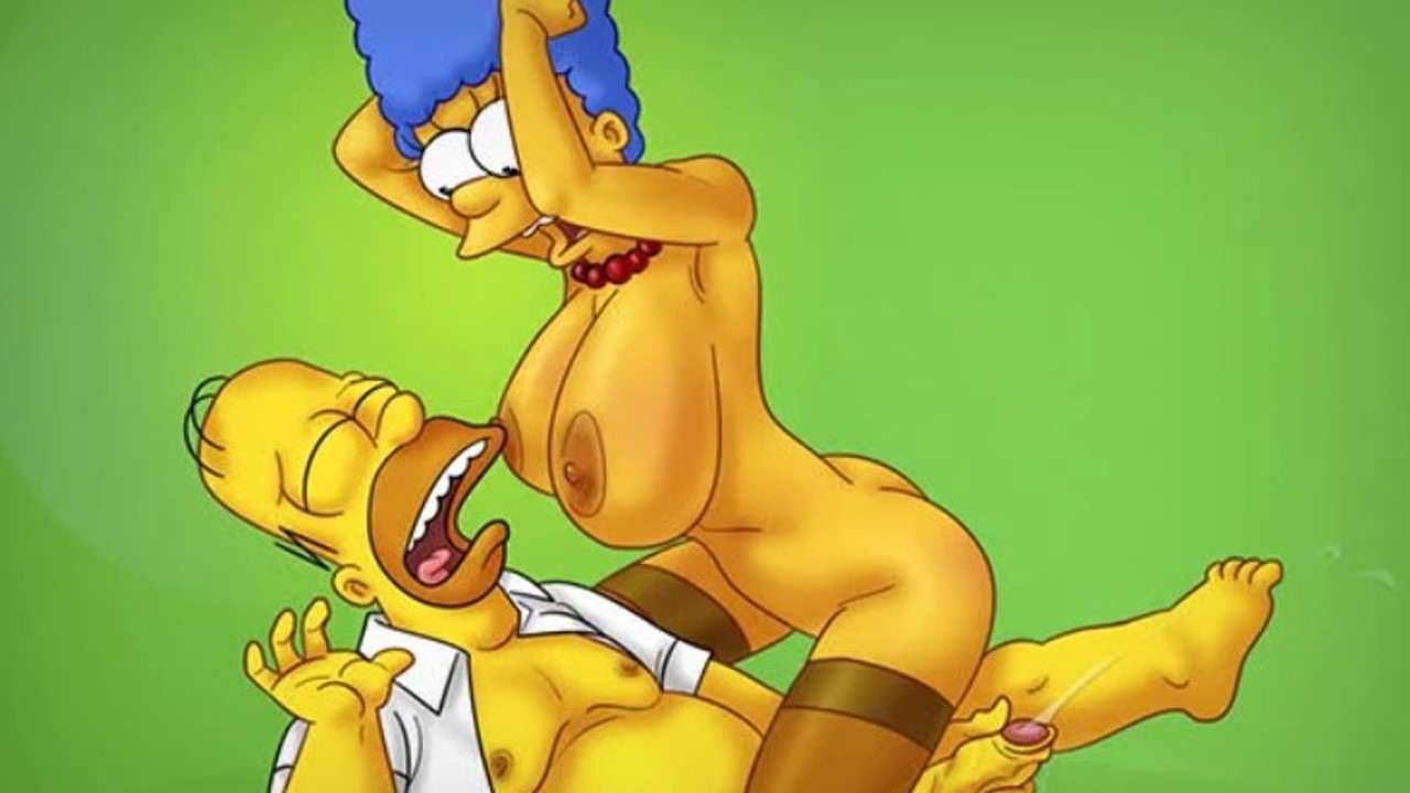 simpsons porn marge and blart and lisa the simpsons marge nude captions