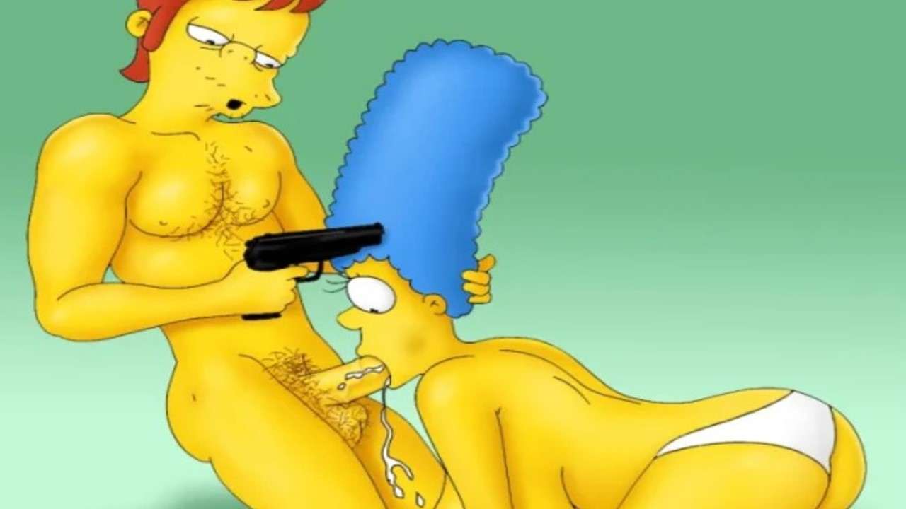 simpsons bart marge porn marge simpson gangbann porn
