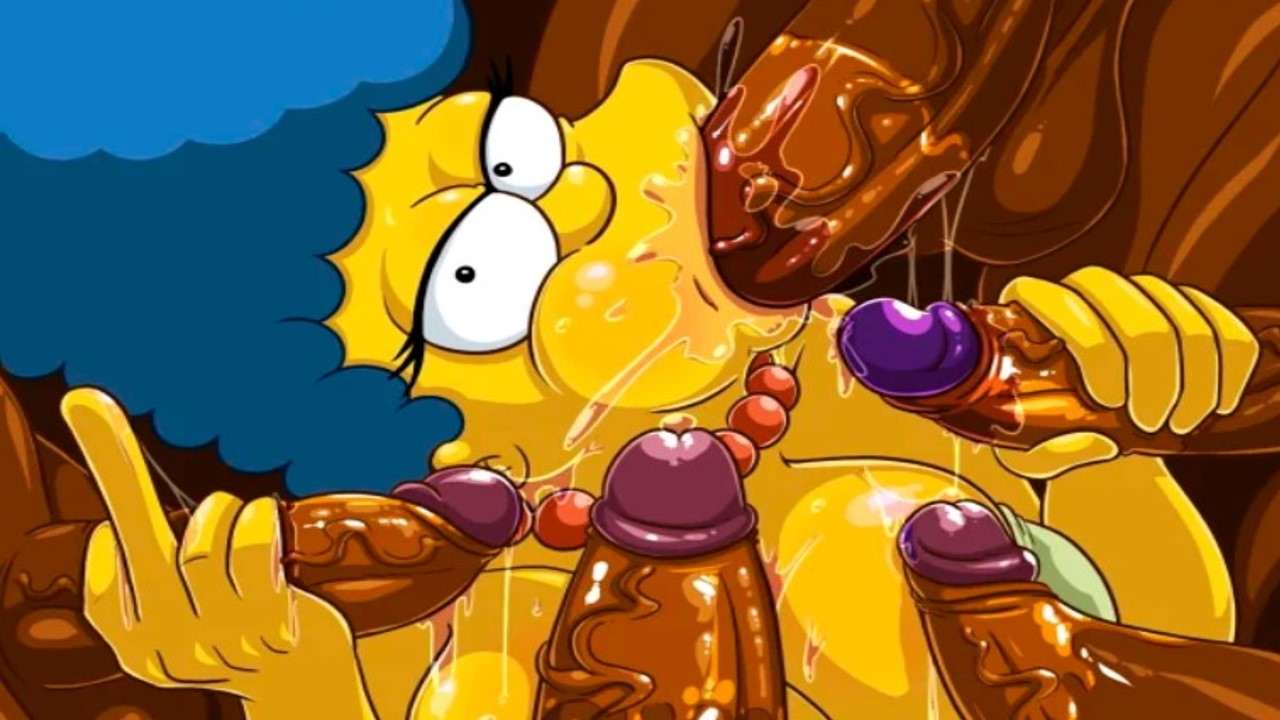 the simpsons - homer and marge's nude adventure ( the simpsons football and beer porn comic